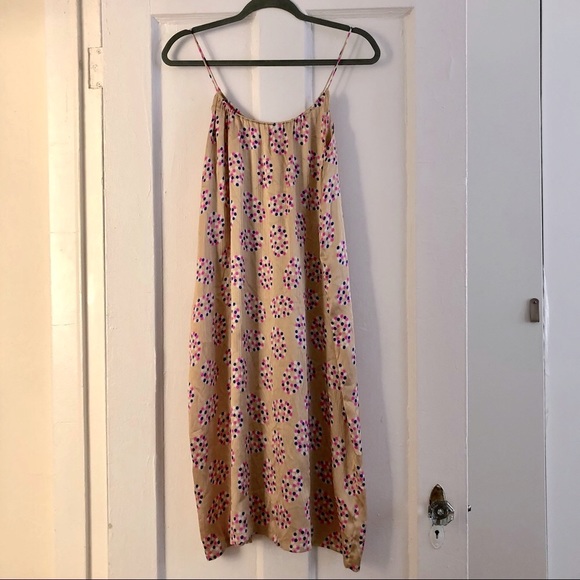 Tucker Silk Midi Slip Dress - Large - Picture 1 of 5